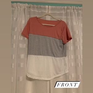 Casual Women’s Color Block Tee